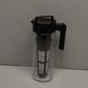 Takeya Tritan Cold Brew Coffee Maker - Airtight Pitcher with Leak-Free Lid - BPA-Free Cold Brew Maker with Silicone Handle - Dishwasher-Safe Pitcher for Homemade Cold Brew - 2 Quart, Black