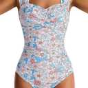 Womens One Piece Swimsuits Tummy Control Bathing Suits Modest Full Coverage Swimsuit Wide Straps Swimwear
