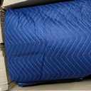 Packing & Moving Blanket - 80" x 72" 40 lb/dz - Professional Quilted Shipping Thick Furniture Pad (Blue 12 Pack)