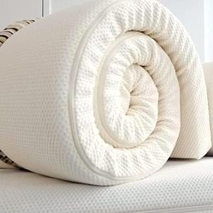 Essentia DormIQ Organic Foam Mattress Topper - King (2 Inch). Better Than Memory Foam. Natural Memory Foam with Removable and Washable Organic Cotton Cover.