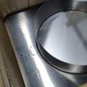 10 Inch Stainless Steel Roof Vent Cap,Bathroom Exhaust Roof Vent for Dryer,Removable Roof Vent,Galvanized Steel for Ventilation System with Damper, Silver