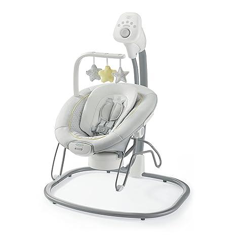 Graco Sway2Me Portable Baby Swing and Bouncer Seat with Music, Sounds, and Adjustable Settings, Watson Collection