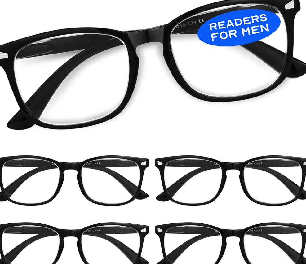 CCVOO Reading Glasses for Women/Men, Eyeglasses, Blue Light Readers for Women/Men, Computer Eye Glasses, Cheaters