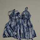 Women's Underwire Tankini Top Only- Twist V Neck Swimsuit Top Flowy Bathing Suit Top No Bottom 2025 L