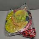 10 Pcs Halloween Bee and Ladybug Costume Set for Adults Include Tutu Skirt Wings Headband Glasses Knee High Socks for Women Bug Insect Party Halloween Cosplay Ladybug Bee Accessories, XS