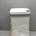iTouchless 4 Gallon Fragrance Trash Cans with AbsorbX Odor Filter, 04 Gal Sensor Pearl White