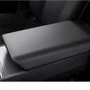 frani Center Console Armrest Cover Designed for Tesla Model 3 Highland 2024-2026 and Model Y Juniper 2026 Refresh,Non-Slip Designed with EZ Snap On Install-Black