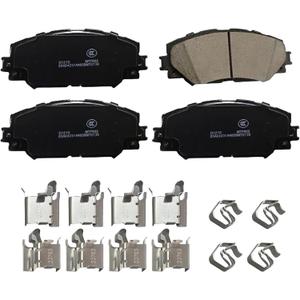 D1210 Front Ceramic Brake Pads Kits Fit for 2006 2007 2008 2009 2010 2011 2012 2013 2014 Toyota Corolla Rav4 Prius V Matrix Pontiac Vibe Lexus HS250H Scion XB XD