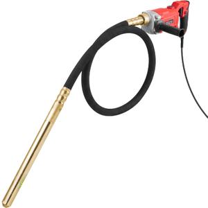 VEVOR Handheld Concrete Vibrator, 800W Electric Vibrator 13000 VPM, Electric Concrete Vibrating Tool With 6.6ft / 2m Shaft Rod, Portable Pencil Cement Vibrator Remove Air Bubble and Mix Concrete