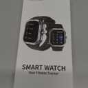 Smart Watch for Men Women GPS, Military 2.06" Fitness Tracker with Bluetooth Calling, Smartwatch Heart Rate Sleep SpO2 Step Counter, Voice Assistant, Activity Tracker 100+ Sport Modes for Android iOS (Black)