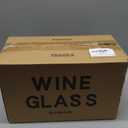 C CREST Wine Glasses Set of 8, 12oz, Lead-free, Clear, Durable Glassware