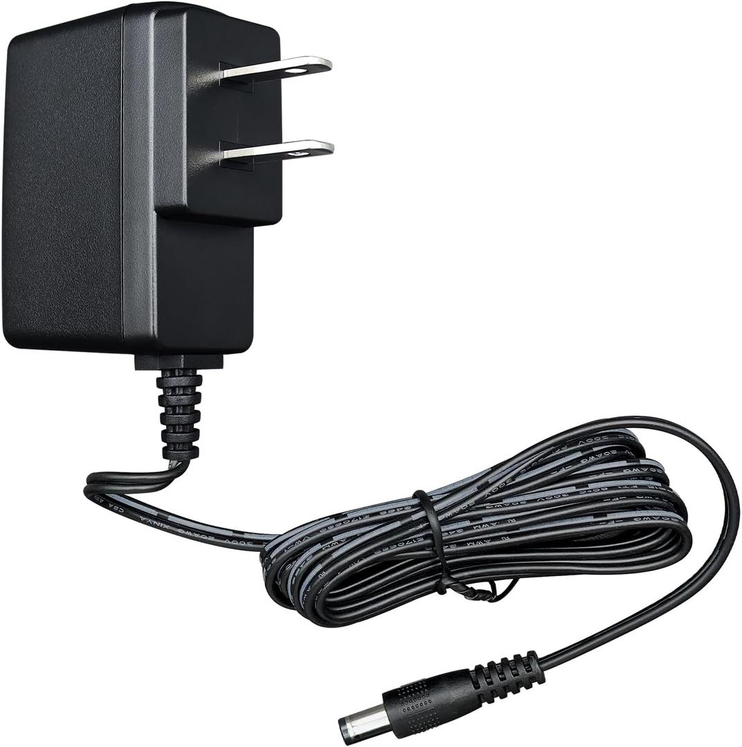 12V 0.5A Power Supply Adapter, AC 100~240V to DC 12V 500mA 6W Switching Adapter 5.5mm x 2.1mm DC Plug for LED Strip Light Router CCTV Security Camera Speaker Printer and More (6ft, UL Listed)