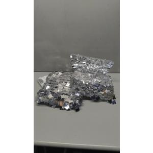 Shiny Silver Wall Decor