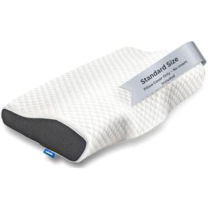 Derila Pillowcase | Designed to Keep Your Derila Memory Foam Pillow for snoring Relief Covered and Protected with This Crisp, Clean, White Pillowcase Made from Premium Materials (Standard (19.7" x 11.8" x 3.9"))