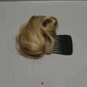 KooKaStyle Invisible Wire Hair Extensions Long Wavy Layered Synthetic with Transparent Wire Adjustable Size 6 Secure Clips Hairpieces for Women 16 Inch (16 Inch, Light Brown mix Golden Blonde)