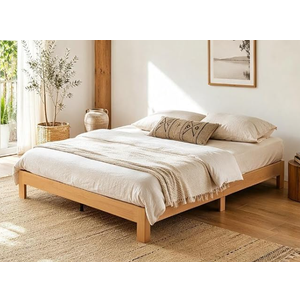 Full Size Bed Frame, 11.5 Inch Solid Wood Platform Bed, Natural Pine
Heavy-Duty Wood Slats, Reinforced Support, Noise-Free Design, Spacious Under-Bed Storage, No Box Spring Needed, Easy Assembly