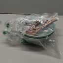 NUTRIUPS 8 Inch Ceramic Ramen Bowl Set of 2 Pho Bowls 40oz Japanese Noodle Udon Soup Bowls with Spoons and Chopsticks (Ice Crack Green)