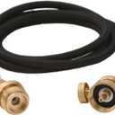 Flame King YSNMT48 Flexible 5-FT Extension Hose for 1Lb Propane Tank Cylinders