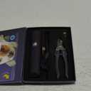 Dog Nail Grinder Quiet Dog Nail File Pet Nail Grinder for Dogs Quiet Cat Nail Trimmer for Large Dogs Small Medium Dog Toenail Grinder Electric Dog Nail Trimmer for Small Dogs (Purple)