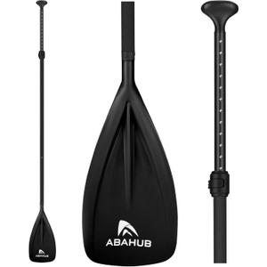 Abahub 3-Piece Stand Up Paddle,Adjustable 68-84" Lightweight Aluminum PU Coated