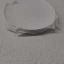 KX-WARE Melamine Plate, 11-inch Dinner Plates with Rope Edge Design, set of 6 White