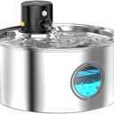 Pet Supplies : Cat Water Fountain Wireless Cordless: Cat Fountain Battery Operated - Stainless Steel Pet Water Fountain Rechargeable - 108oz/3.2L Automatic Cats Fountains for Drinking with Motion Sensor - Cats & Dog