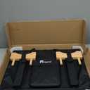 Pointyard Giant Wooden 4 in A Row Game 2.8Ft, Indoor and Outdoor Jumbo Board Game for Teens,Includes 42 Pcs Chips & Durable Carrying Bag, Halloween Christmas Party Gifts for Kids Adults Lovers