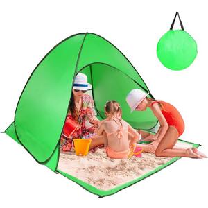 Pop Up Beach Tent, Anti UV Automatic Sun Shelter Umbrella, Portable Sun Shade Shelter for 2-3 People, Outdoor Instant Pop Up Beach Shade Tent with Carrying Bag