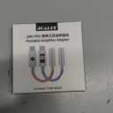 JCALLY JM6 Pro USB C Type-C to 3.5mm Dual DAC CX31993 MAX97220 digital audio portable decoding amp Hifi DAC mobile headset adapter for iPhone 15 plus max Galaxy S23 Ultra Android phone(Silver Blue)