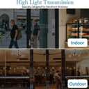 Window Film Transparent, 30% VLT, for Shopfront Glass, 23.6"×196.9"