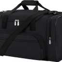 Sports Duffel Bag 26 Inch Travel Gym Duffle - Black