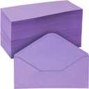 200 Pack #10 Purple Colored Envelopes Bulk - Gummed Seal Letter Size for Party Invitations, Business Mailing, Checks, Holidays, Greeting Cards, Thank You Notes (4.1in x 9.5in)