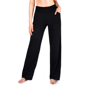 Yogipace Women's High Rise Wide Leg Pants, Small