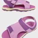 Everest Girls US-3, Purple Adjustable Strap Sandals Comfort Summer Shoes