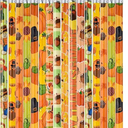 PLULON 13 Pieces Fall Thanksgiving Day Pencils with Eraser Holiday Pencils with Thanksgiving Day Elements of Pumpkins, Fall Leaves, Acorns for Fall Thanksgiving Day Party Supplies Wood Pencils