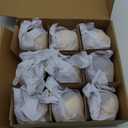 DN DECONATION Christmas Ball Ornaments Set of 9, Brown Matte Glass Xmas Tree Hanging Ball Decorations with Gold Foil Finish, Rustic Glass Ornaments for Holiday Decor & Christmas Party