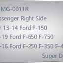 JZSUPER Towing Mirror Glass for 2008-2020 Ford F250 F350 F450 Super Duty 2016-2020 F650 F750 2013-2014 F150 Pickup Truck Convex Replacement (Lower & Passenger Right Side)