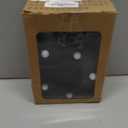 8.8"Decorative LED Light up Numbers, Glitter Marquee Numbers Lights for 13th Birthday Decorations, Shiny Lighted Number Sign for Birthday Party Wedding Anniversary Home Decor, Glitter Black 50