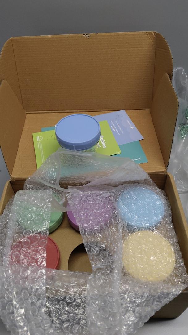 KeaBabies 12pk 4oz Glass Baby Food Containers with Lids - Leak-Proof, Microwavable Small Glass Jars, Baby Purees & Toddler Snack Storage Containers, BPA-Free, Dishwasher & Freezer Safe (Nord)