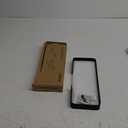 Danpoo 12-Inch Wall Shelf, Clear Tempered Glass with Matte Black Aluminum Frame  Versatile Floating Bathroom Organizer