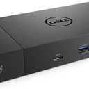 Dell WD19TB Thunderbolt Docking Station with 180W AC Power Adapter (130W Power Delivery), Black