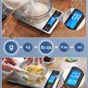 Nicewell Food Scale, 22lb Digital Kitchen Scale Weight Grams and oz for Cooking Baking, 1g/0.1oz Precise Graduation, Stainless Steel and Tempered Glass