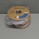 PLA Filament 1.75mm,3D Printing Filament,1kg*2 Cardboard Spool, Fit Most FDM 3D Printer,Dimensional Accuracy +/- 0.03 mm,Vacuum Packaging-2Pack Cold White