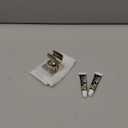 Shower Head Holder All Metal Handheld Shower Wand Bracket Adhesive Shower Wall Mount Holder Brass Shower Spray Holder Brushed Nickel, Drill Free Glue Installation