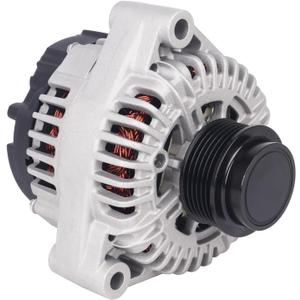 Autoround Alternator Compatible with Chevrolet Corvette 1997-2013, 5.7L 6.0L 6.2L 7.0L, 145Amp 12V CW 6-Groove Pulley, Replace# 10246634, 10305775, 10305775A, 10305775B