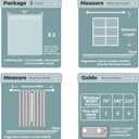 BGment Pure White Blackout Curtains 54 Inch Length for Bedroom 2 Panels Set, Linen Textured Thermal Insulation Soundproof Window Curtain Drapes with Grommet, 52 Inch Wide Each Panel