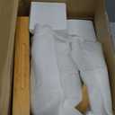 Sliner 9 Pcs Tea Set Glass Teapot, 33.8 oz Clear Glass Tea Kettle with Infuser 6 Pcs Insulated Cups Ceramic Teapot Warmer Wooden Bamboo Serving Tray(Delicate)