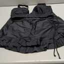 Blooming Jelly Women's High Waisted Bikini Sets Tummy Control Swim Skirt Two Piece Swim Suit 2025 Retro Swimsuit (Large, Black)