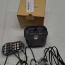 DJ Laser Party Lights, RGB LED Disco Light, Sound Activated Projector Strobe Light with Remote Control for Christmas Halloween Decorations Karaoke Birthday Dance Wedding Stage Show (Corded Electric*1, Black)