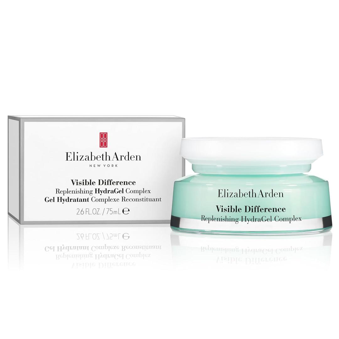 Elizabeth Arden Visible Difference Replenishing HydraGel Complex, Oil-Free Daily Face Moisturizer for Women, Prevents Moisture Loss, Dermatologist and Clinically Tested, 2.5 Oz